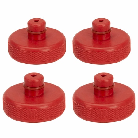 American Forge & Foundry Rubber Jack Pad, Tesla, Red 380